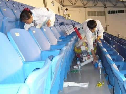 看臺保潔